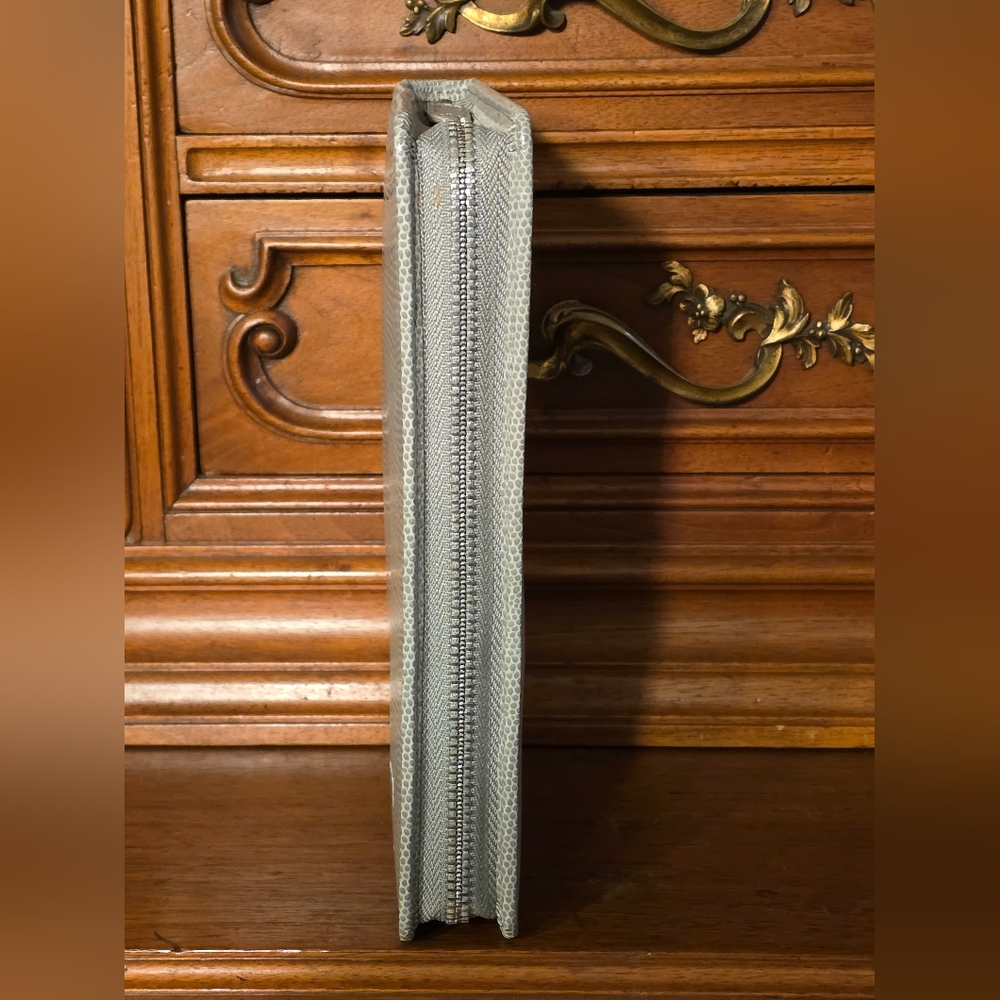 Pottery Barn Mckenna Travel Jewelry Case Binder, Gray - Picture 8 of 10
